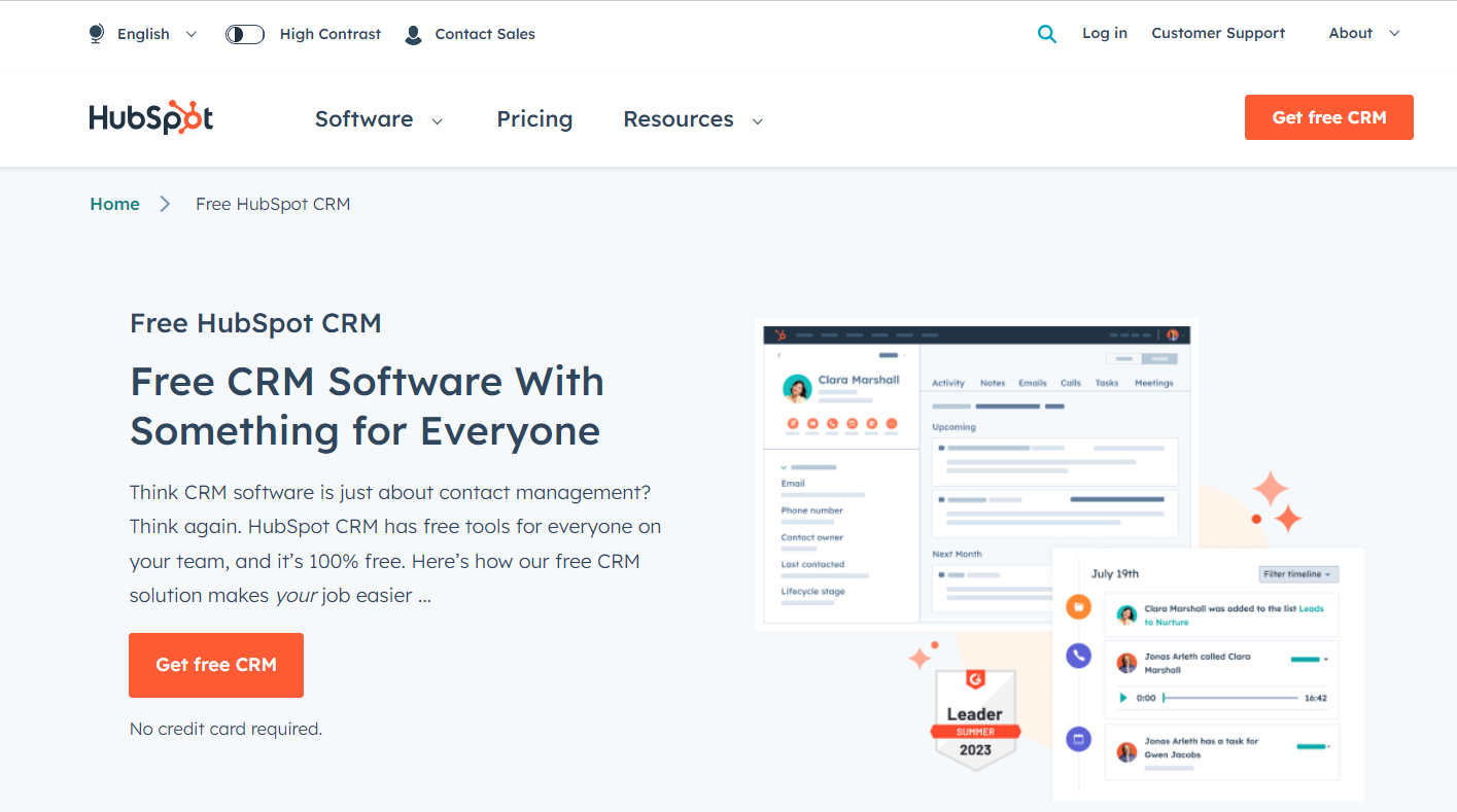 hubspot CRM