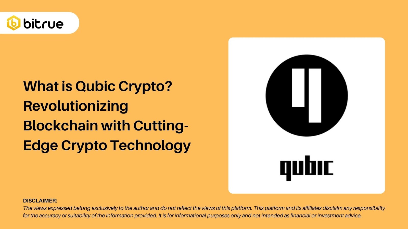 Что такое Qubic Crypto? Революция в блокчейне с помощью передовых  криптотехнологий – Bitrue FAQ