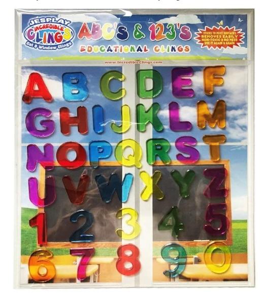 A set of colorful plastic letters and numbersDescription automatically generated