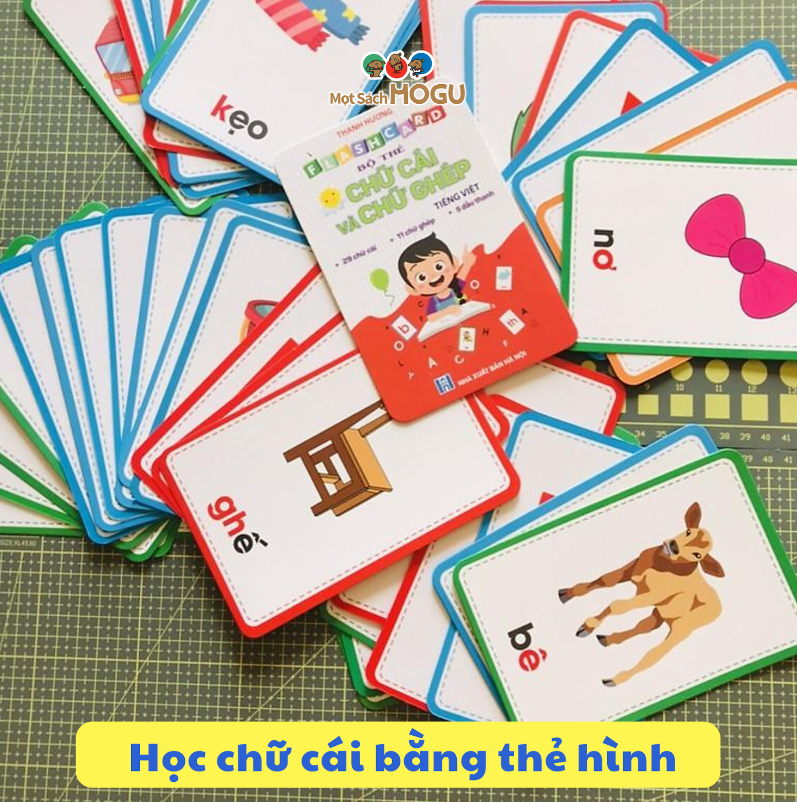 Học chữ cái mầm non 5 tuổi bằng thẻ hình đa dạng