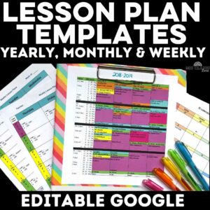 Lesson Plan templates for Spanish class