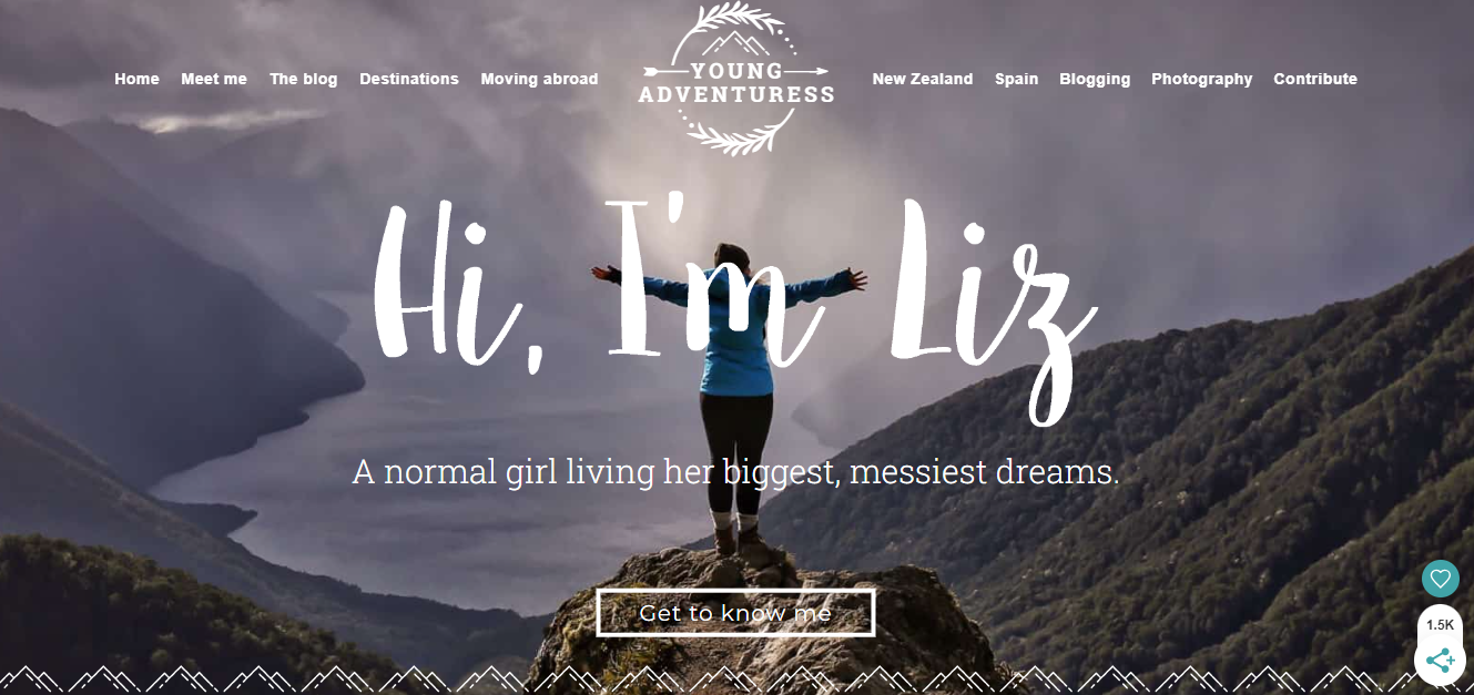 Young Adventuress homepage