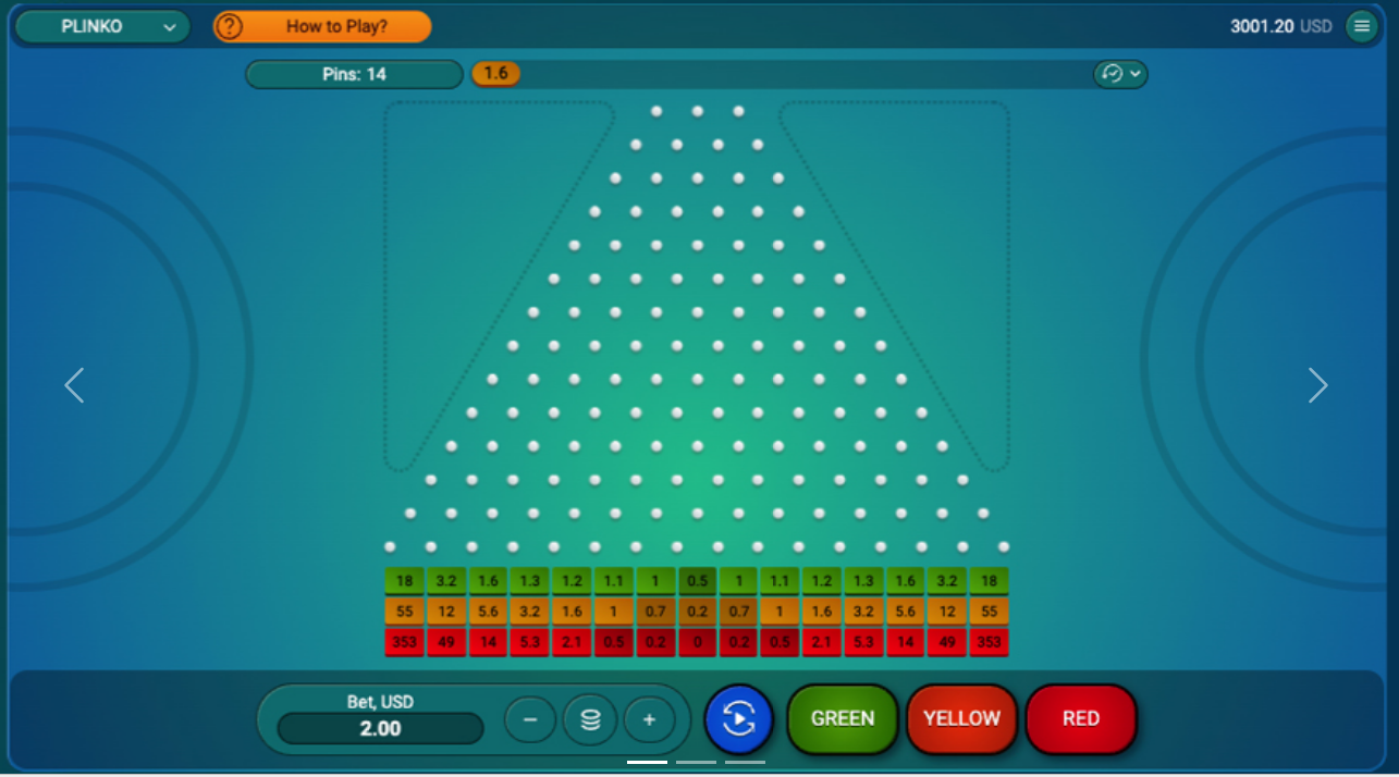 Jogar online Plinko