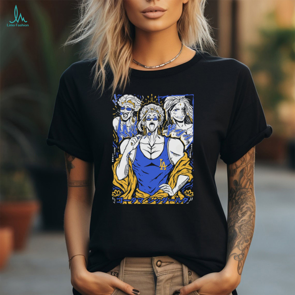MLB Anime Ragnarok Buddha LA Dodgers T Shirt