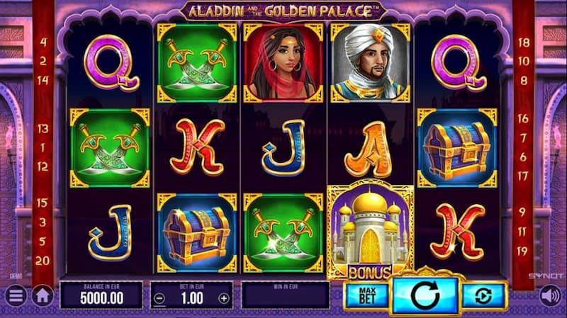 Aladdin slots xây dựng theo cốt truyện cổ tích quen thuộc