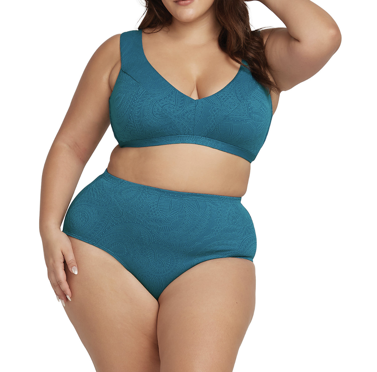 Artesands Plus Size La Traviata Magritte Curve Fit Bikini Top Swimsuit