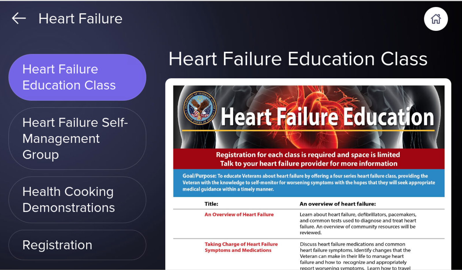 A screenshot of a heart failure education

Description automatically generated