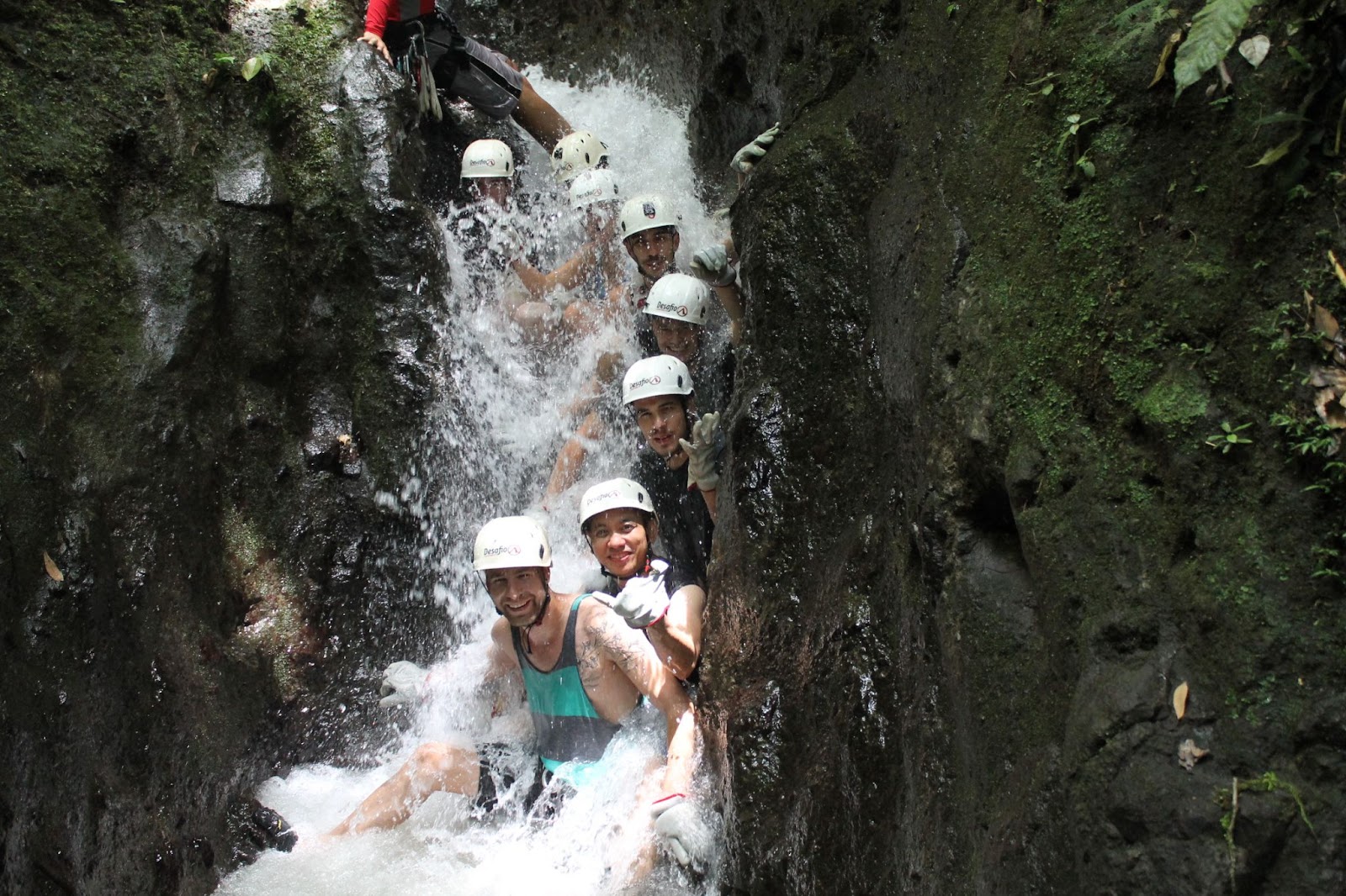 Canyoning in La Fortuna waterfall