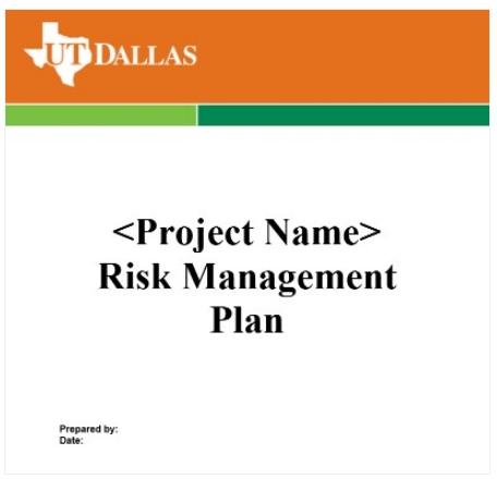 Generic risk management plan