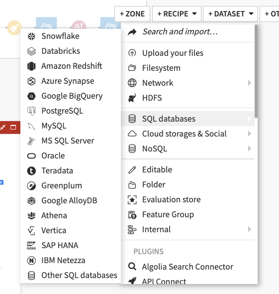 Easily connect to a variety of data sources.