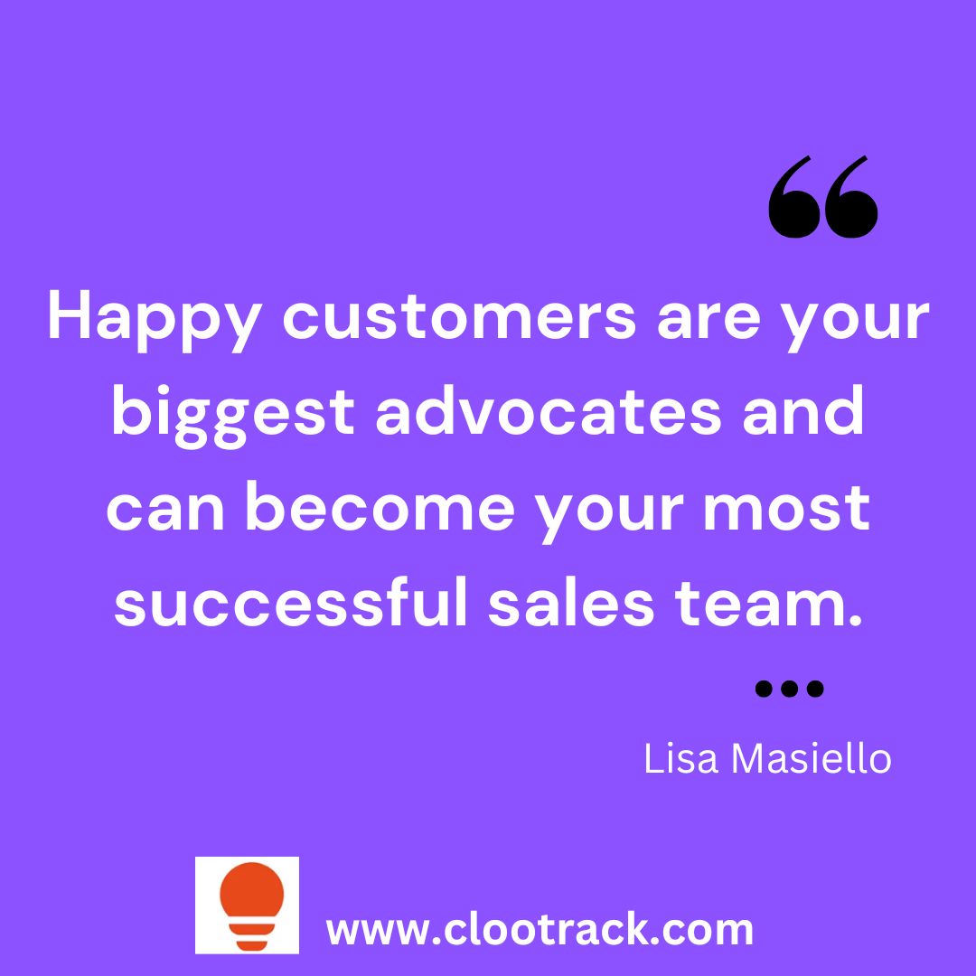 Positive customer experience quote- Clootrack.com