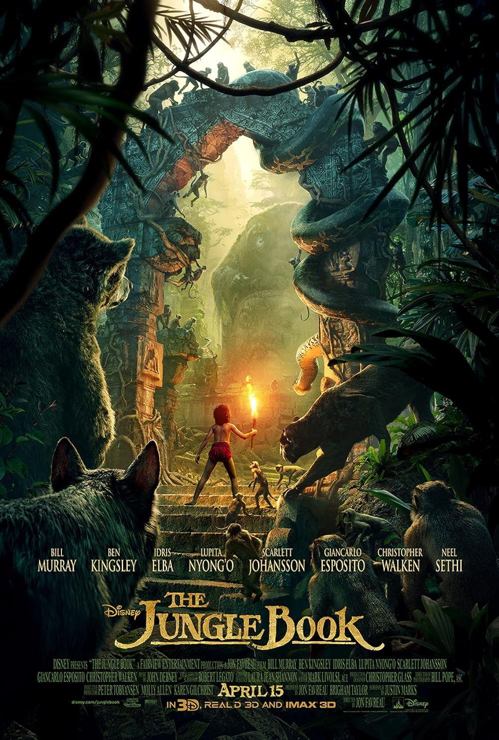 The Jungle Book- action adventure fantasy movie