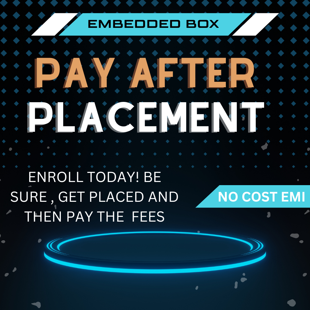 embedded system pay after placement course