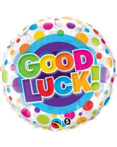 18" Colorful Dot Good Luck Pkg