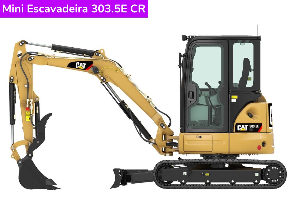 Catálogo Mini Escavadeira 303.5E CR Caterpillar