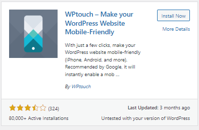 WPtouch