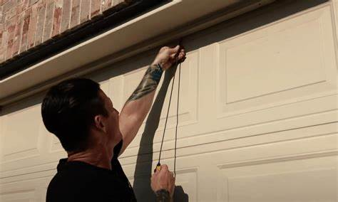 how to open a garage door from the outside