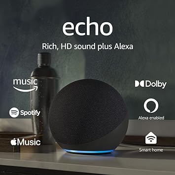 Amazon 4th Gen Echo Bluetooth Wireless Speaker