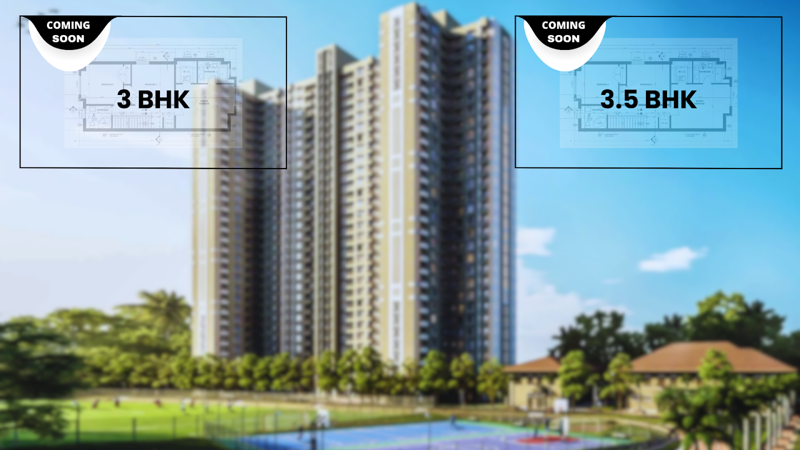 Your dream house with premium 3 & 3.5 Bed Apartments provides a feeling of luxury lifestyle.