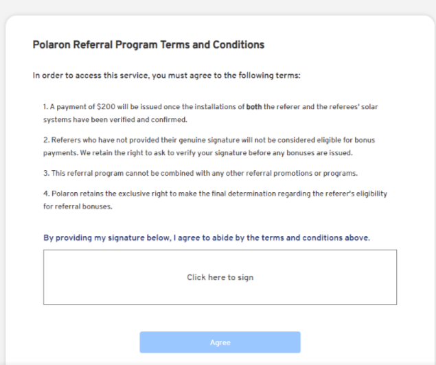 Terms and conditions of Polaron Referral Program
