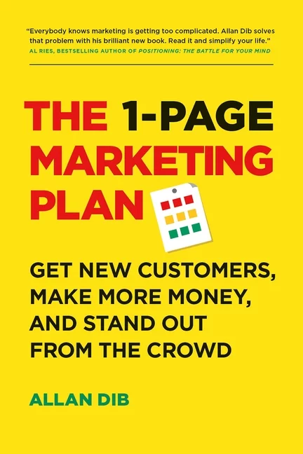 The 1-Page Marketing Plan by Allan Dib