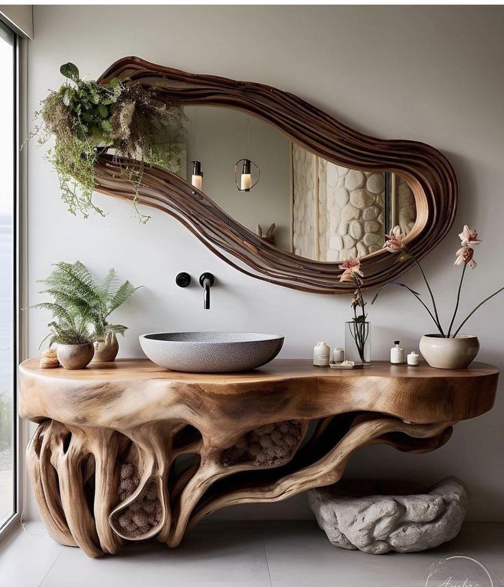 Stylish Wooden Sink