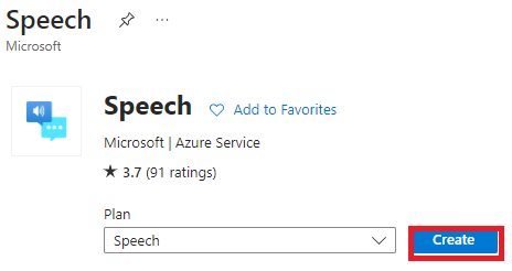 Speech Azure Service