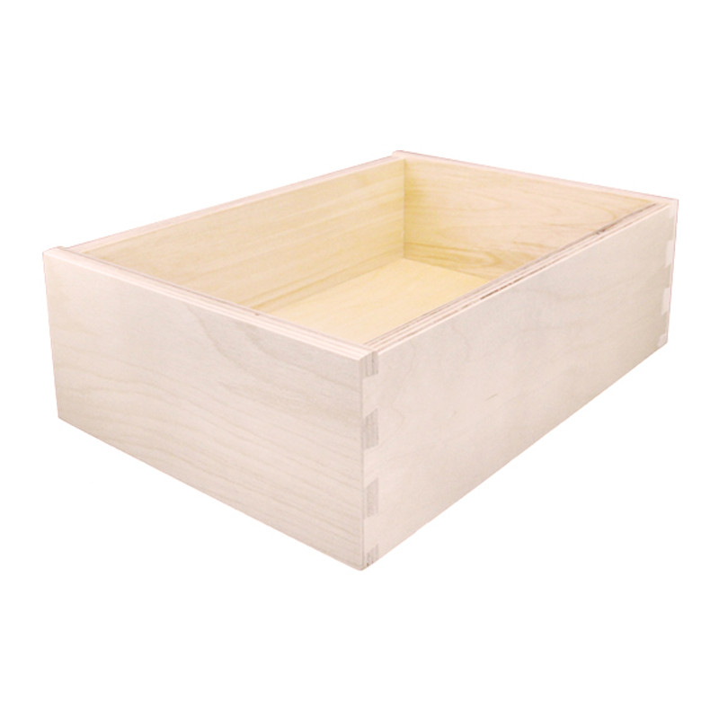 Custom size birch drawer box