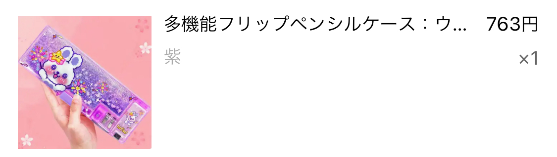 Temuで小学生用の筆箱を購入！壊れやすい？コスパはよい？