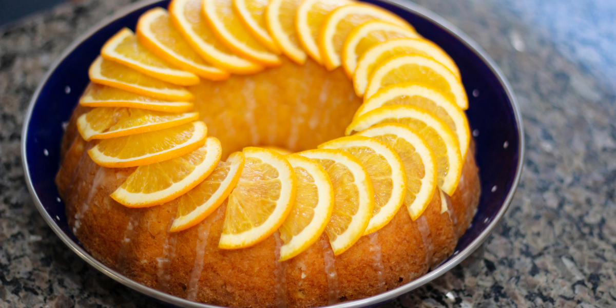 Saffron Orange Bundt Cake