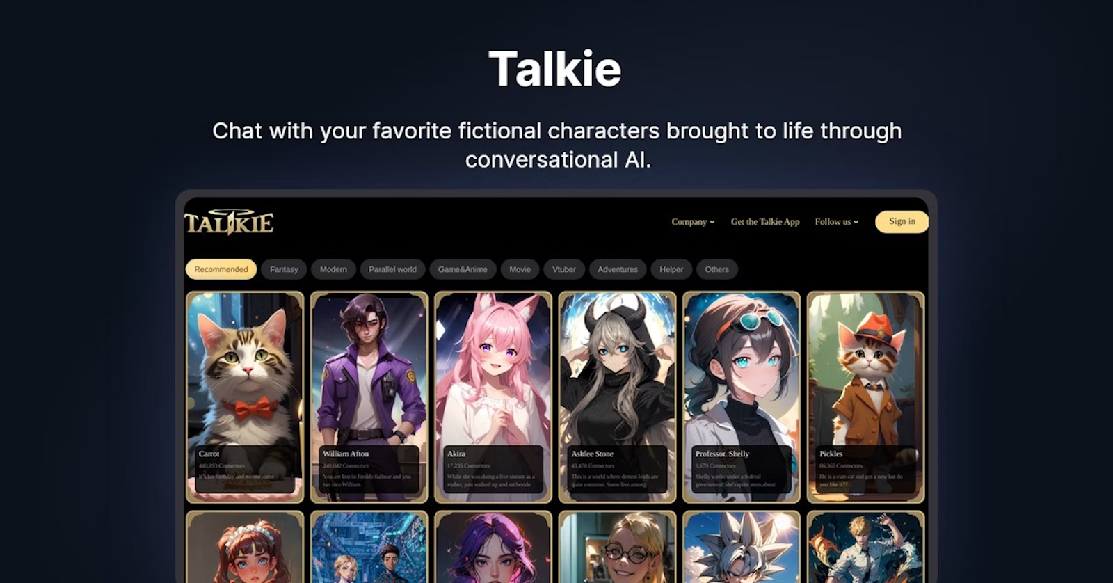 Talkie AI: Various AI Mistress ChatBot Characters for Your Options