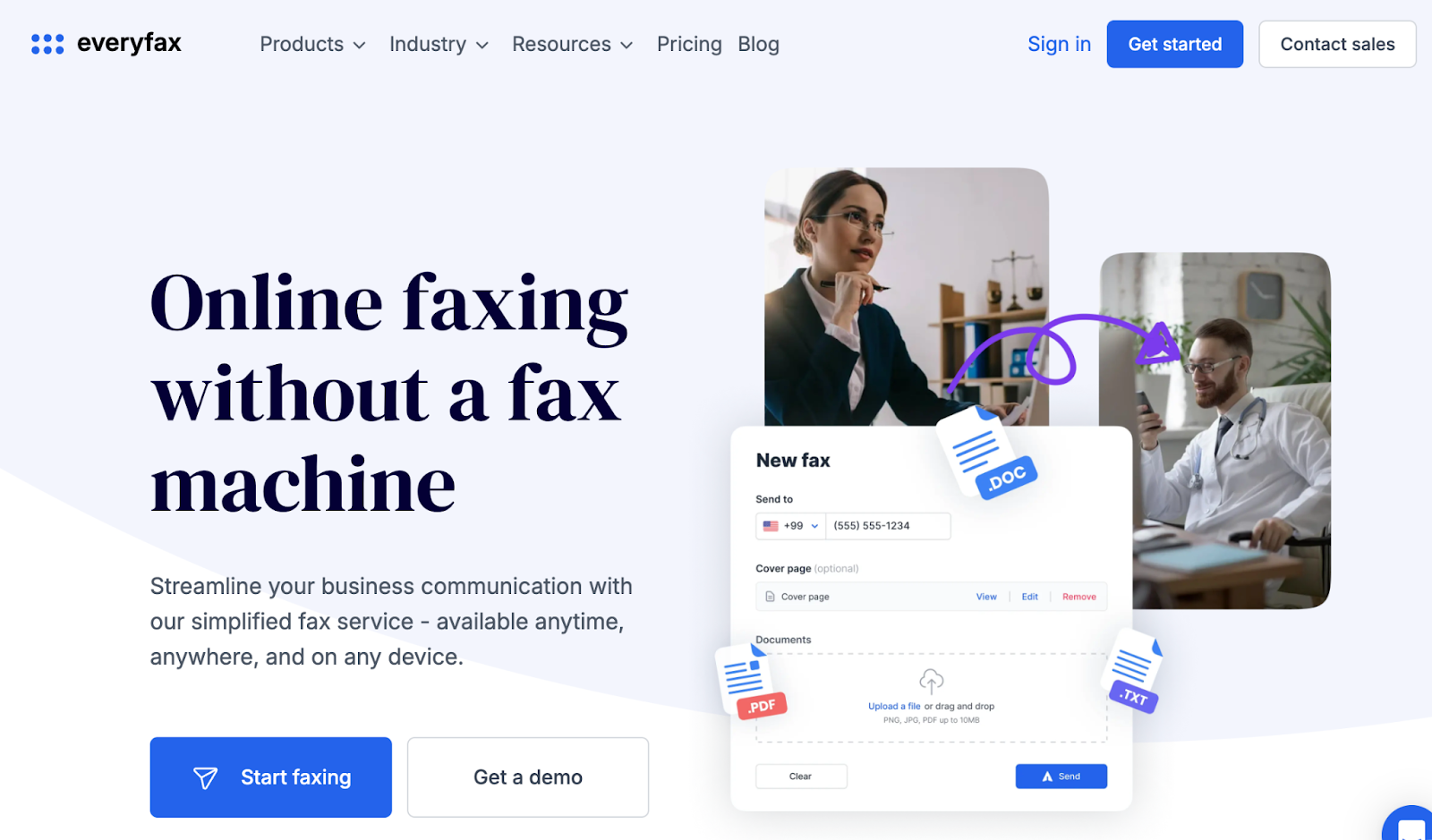 Everyfax as your online fax service