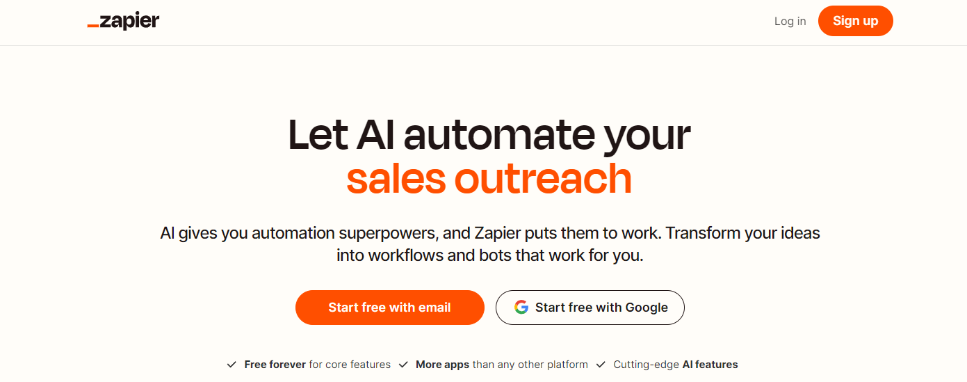 Zapier: Let AI automate your sales outreach