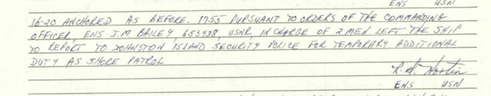 r/UFOB - Shore duty as "Security Police" 29 October 1962