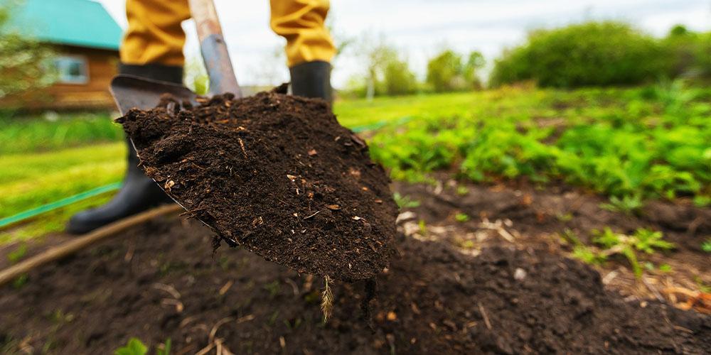 Mulching Garden Soil