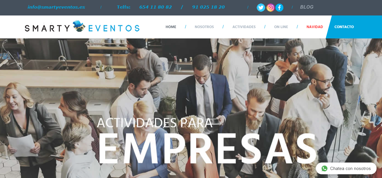 Creatividad y elegancia en organización de eventos Madrid.
