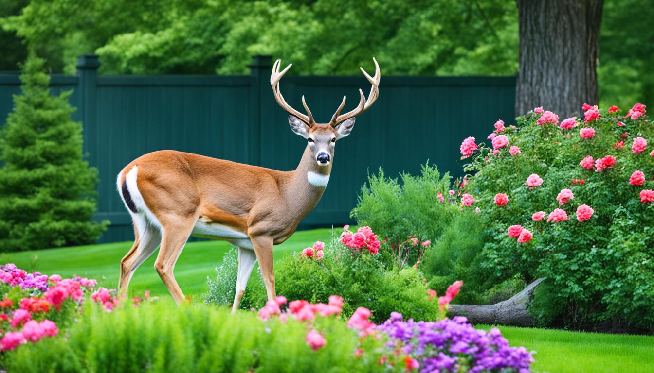 deer foraging