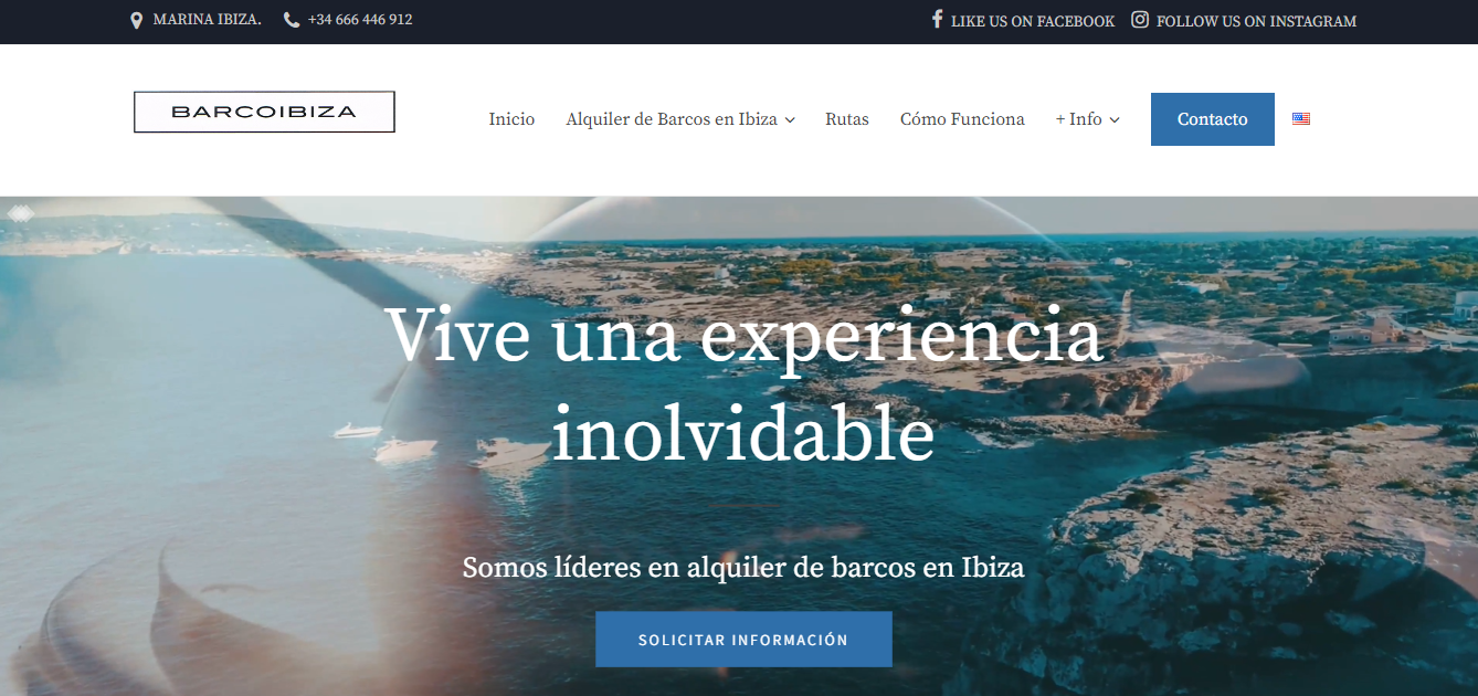 Servicios premium de alquiler de barcos y navegación en Ibiza.
