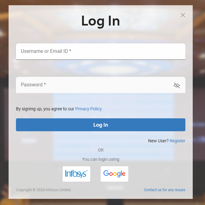 InStep login page