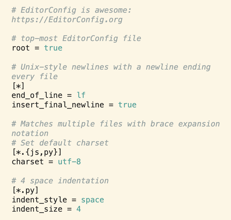 editorconfig vs code extension for web development
