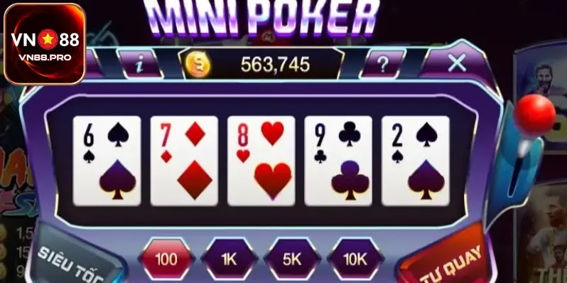 Sơ lược về Mini Poker tại hệ thống vn88