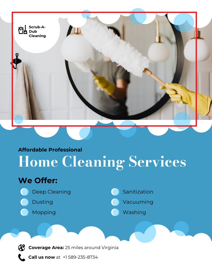 Free Cleaning Service Flyer Template Word