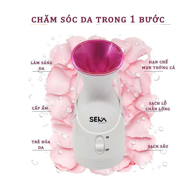 Máy Xông Mặt Senka Trắng Cao Cấp