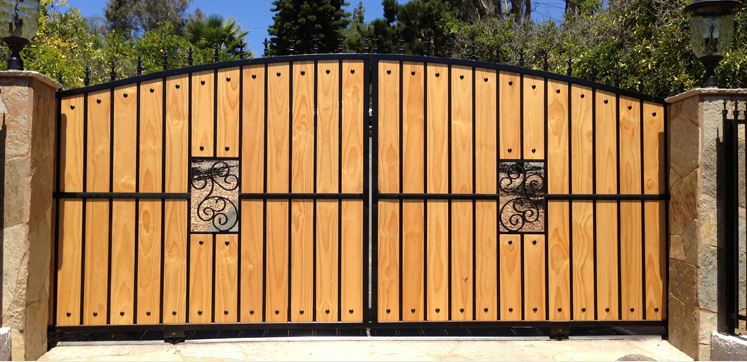 wooden gate hinges