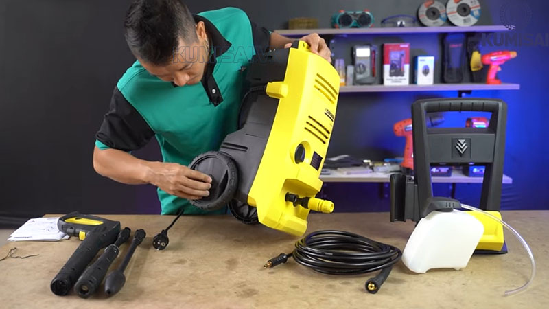 Hướng dẫn cách lắp đặt máy rửa xe Karcher - Hướng dẫn sử dụng máy rửa xe Karcher K3