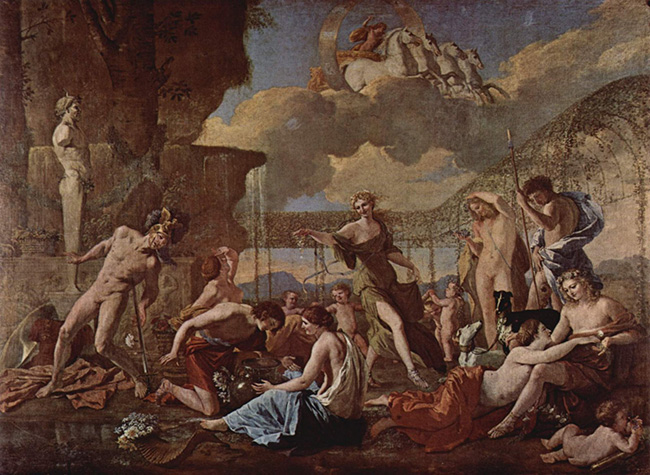 El reino de Flora - Nicolas Poussin