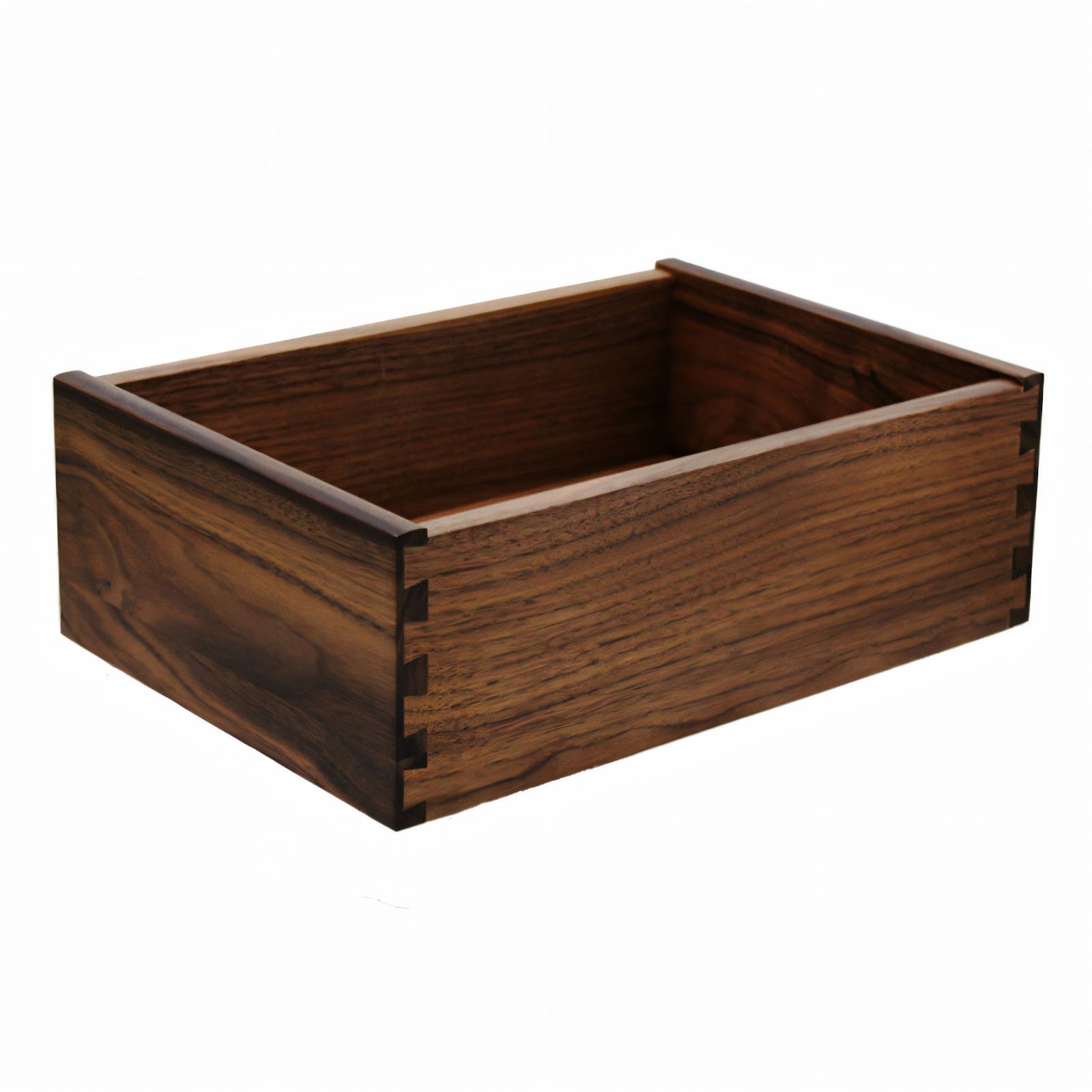 Custom size walnut drawer box