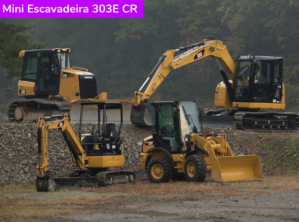 Catálogo Mini Escavadeira 303E CR Caterpillar