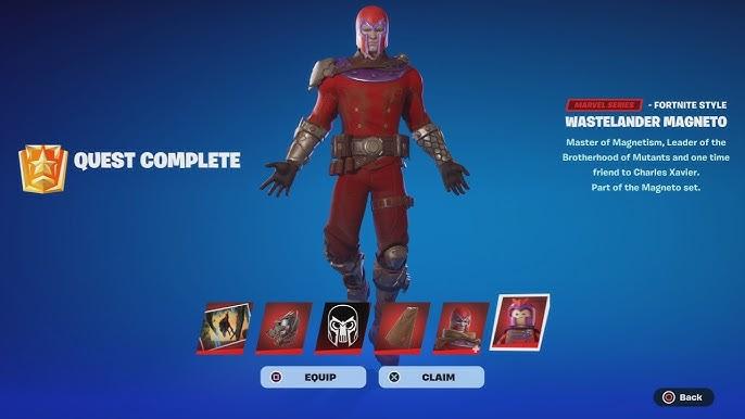 Magneto's Fortnite Skin Release Time