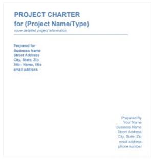  Agency Project Charter/Business Proposal Template